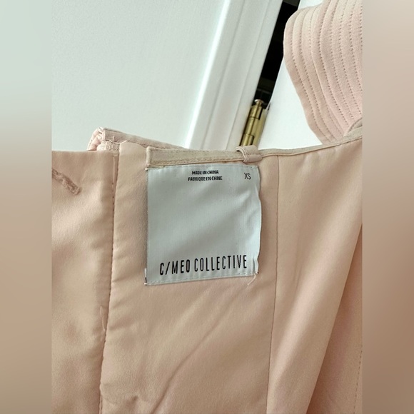 C/MEO COLLECTIVE (Revolve) First Impression Ruffle Dress in Blush size XS - Picture 6 of 7